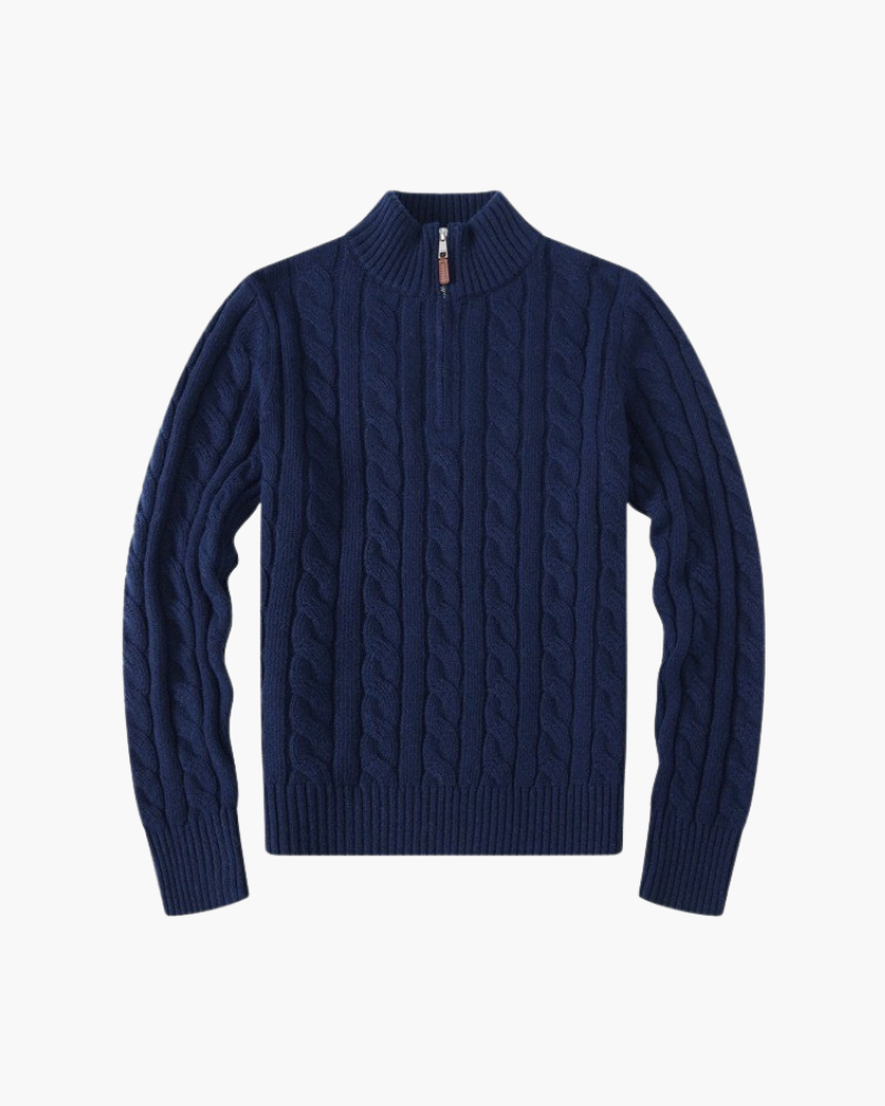 Maglione donna Verbier a mezza zip
