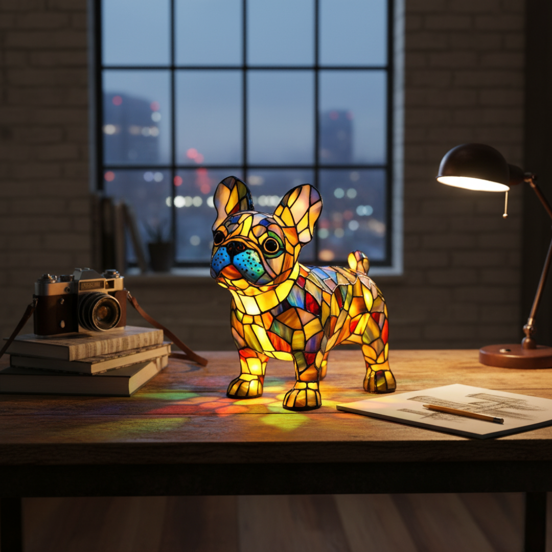 Amelie, il bulldog francese dal bagliore delicato