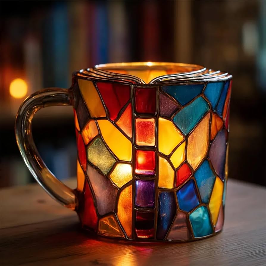 Tazza Libro Aurora 3D Artigianale