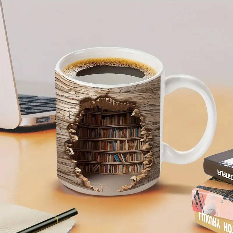Incantevole tazza da libreria termosensibile
