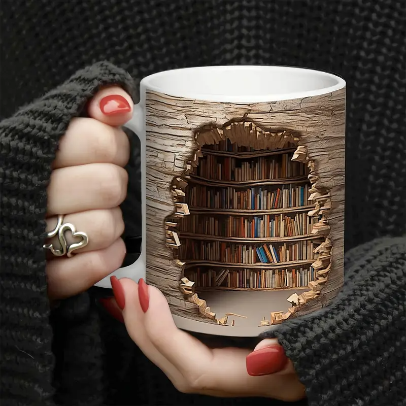 Incantevole tazza da libreria termosensibile