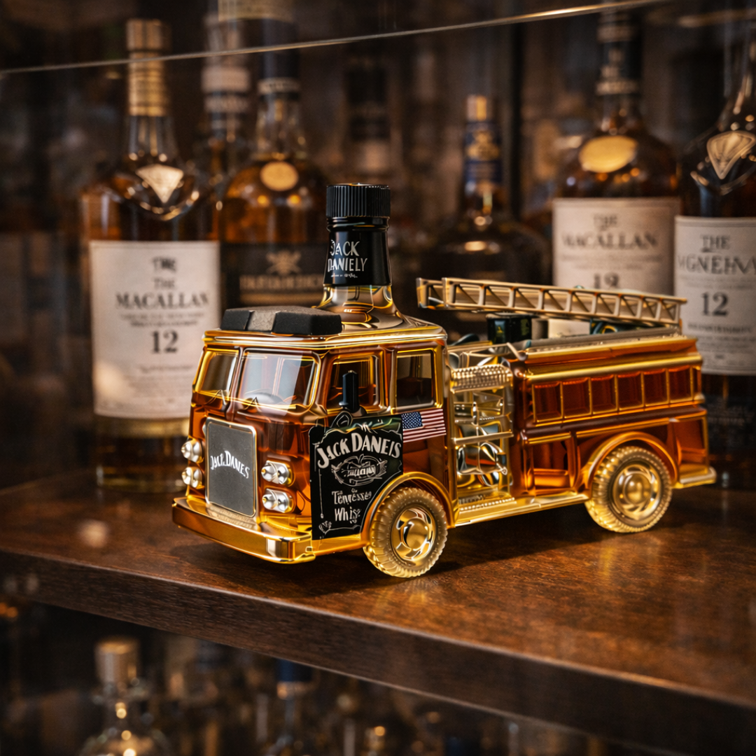 Bottiglia di Whisky Jack Daniel's - Edizione Vigili del Fuoco
