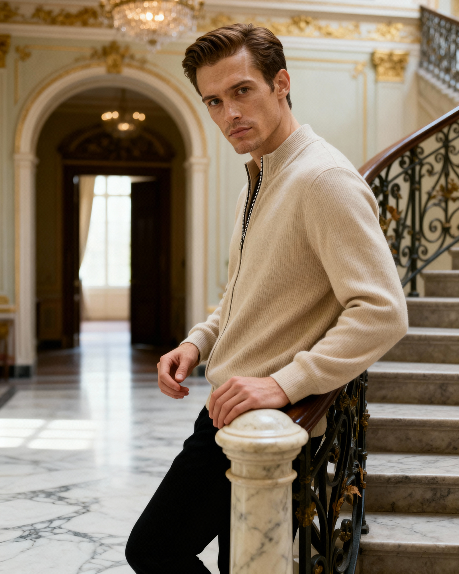 Gilet 100% cashmere